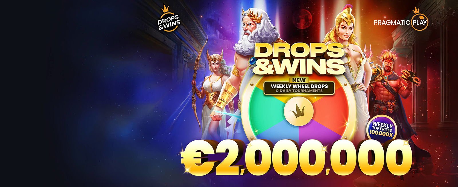 €2,000,000 prize pool every month